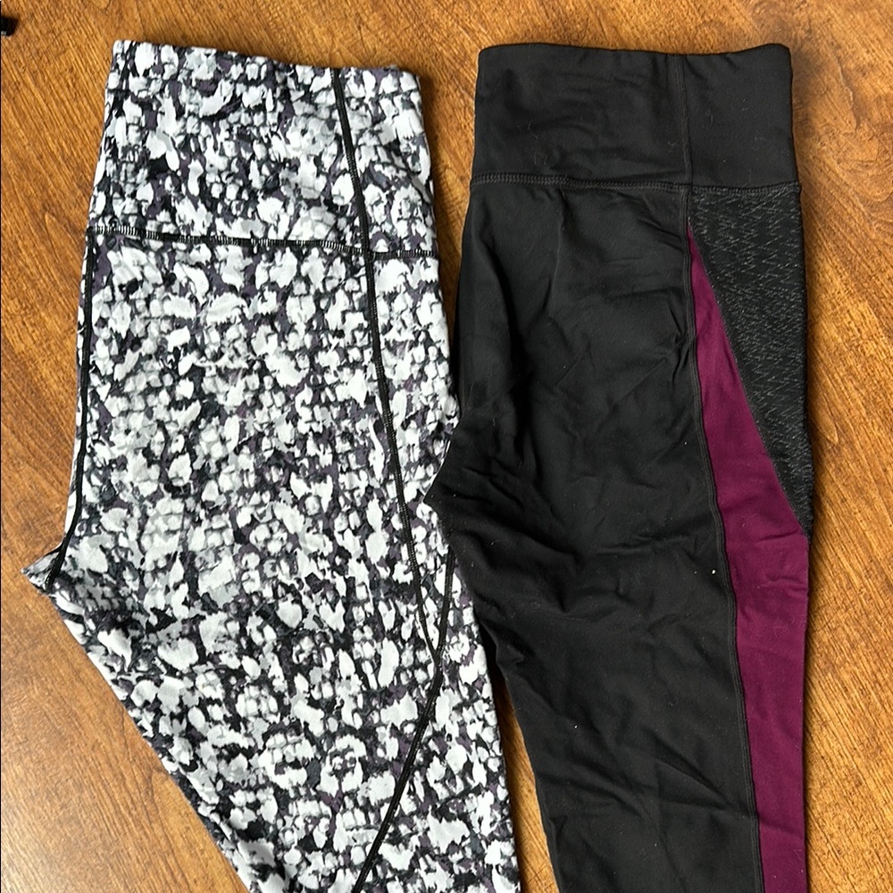 2-pair size XL women’s Athleta Athletic Capri‎ leggings